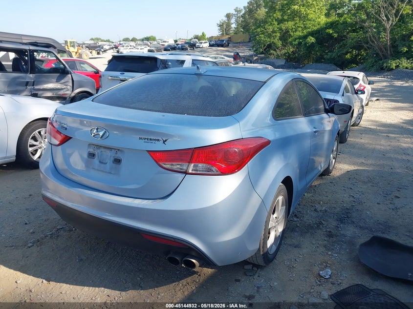 2013 Hyundai Elantra VIN KMHDH6AE4DU000309 IAAI salvage auction — FRONT END, Salvage (Georgia), sold $475 on 2026-07-07 (photo 4)