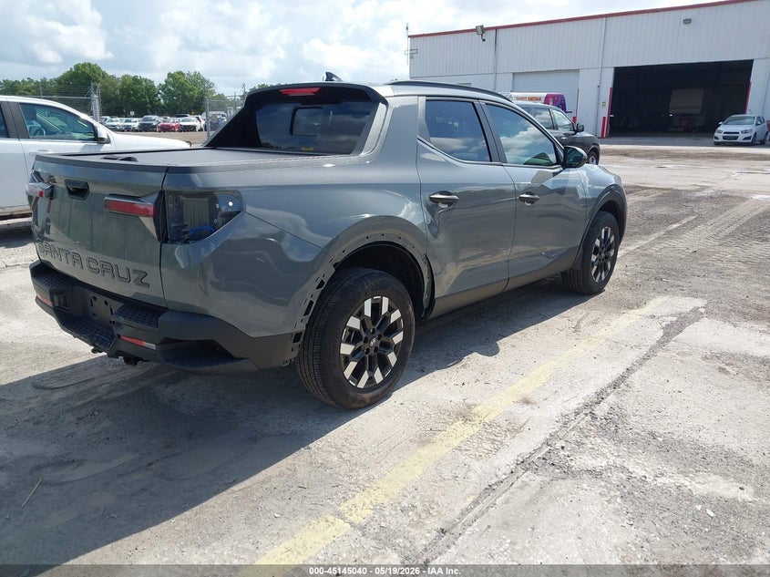 2025 Hyundai Santa cruz VIN 5NTJC4DE7SH143978 IAAI salvage auction — REAR END, Certificate Of Destruction (Florida), sold $8,975 on 2026-07-22 (photo 4)