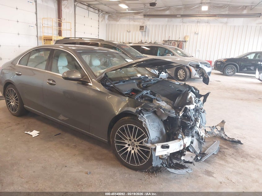2022 Mercedes-benz C-klasse VIN W1KAF4HB9NR008428 IAAI salvage auction — FRONT END, Scrap (Michigan), sold $6,450 on 2026-07-07 (photo 1)