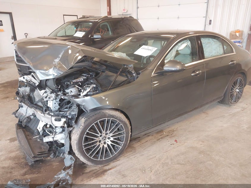 2022 Mercedes-benz C-klasse VIN W1KAF4HB9NR008428 IAAI salvage auction — FRONT END, Scrap (Michigan), sold $6,450 on 2026-07-07 (photo 2)