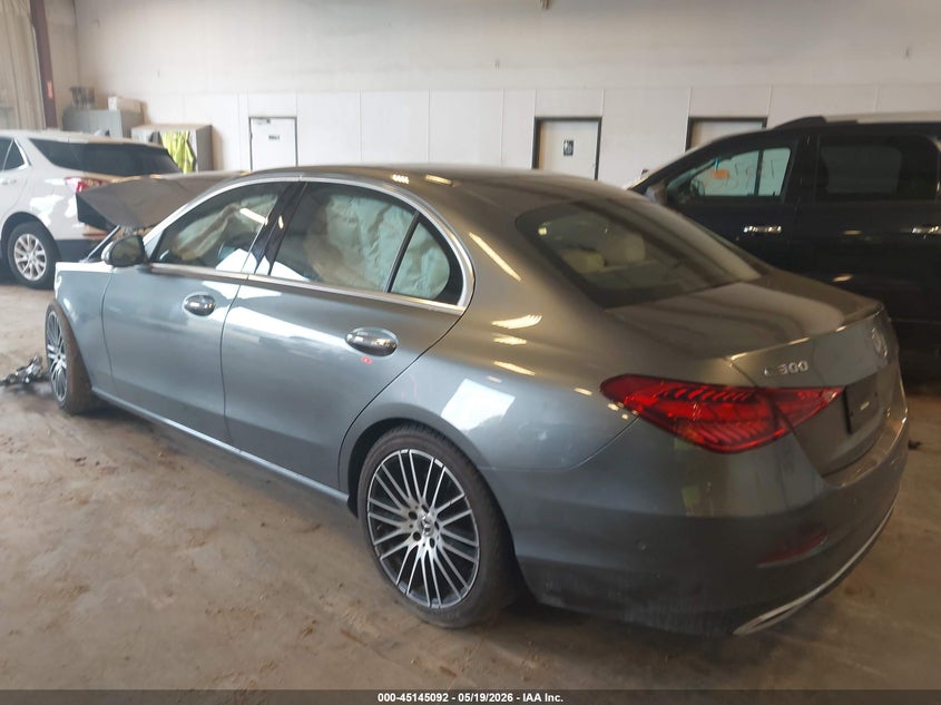 2022 Mercedes-benz C-klasse VIN W1KAF4HB9NR008428 IAAI salvage auction — FRONT END, Scrap (Michigan), sold $6,450 on 2026-07-07 (photo 3)