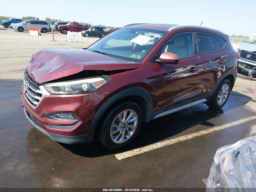 2017 Hyundai Tucson VIN KM8J3CA42HU411429 IAAI salvage auction — THEFT, Salvage (North Carolina), sold $2,950 on 2026-07-08 (photo 2)