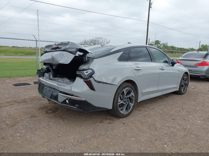 2025 Kia K5 VIN KNAG64J72S5309262 IAAI salvage auction — REAR END, Salvage (Texas), sold $8,500 on 2026-07-10 (photo 4)
