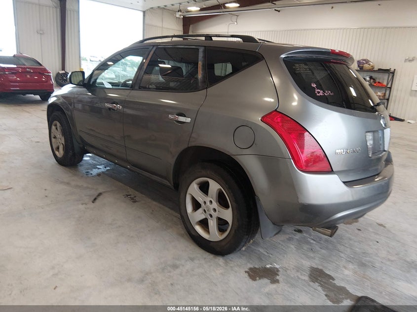 2005 Nissan Murano VIN JN8AZ08T25W307767 IAAI salvage auction — FRONT END, Repossessed (Missouri), sold $25 on 2026-07-16 (photo 3)
