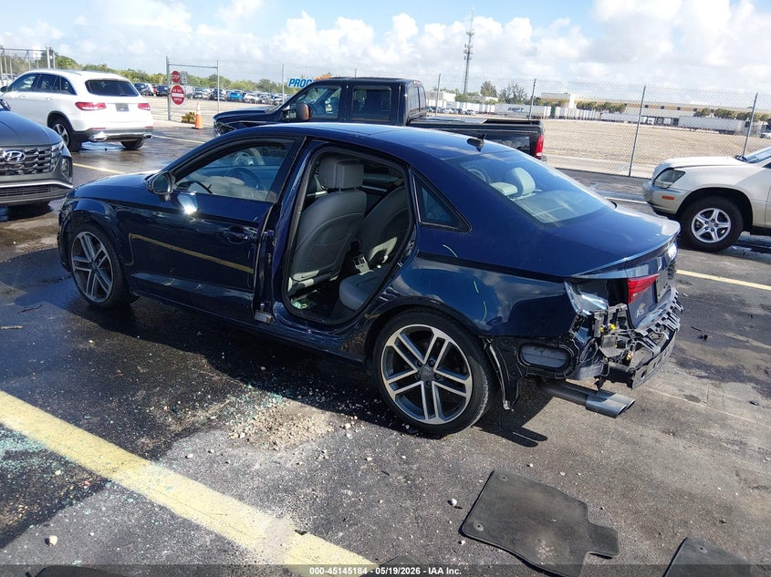 2019 Audi A3 VIN WAUAUGFF3KA091921 IAAI salvage auction — LEFT SIDE, Rebuildable (Florida), sold $6,575 on 2026-07-30 (photo 3)