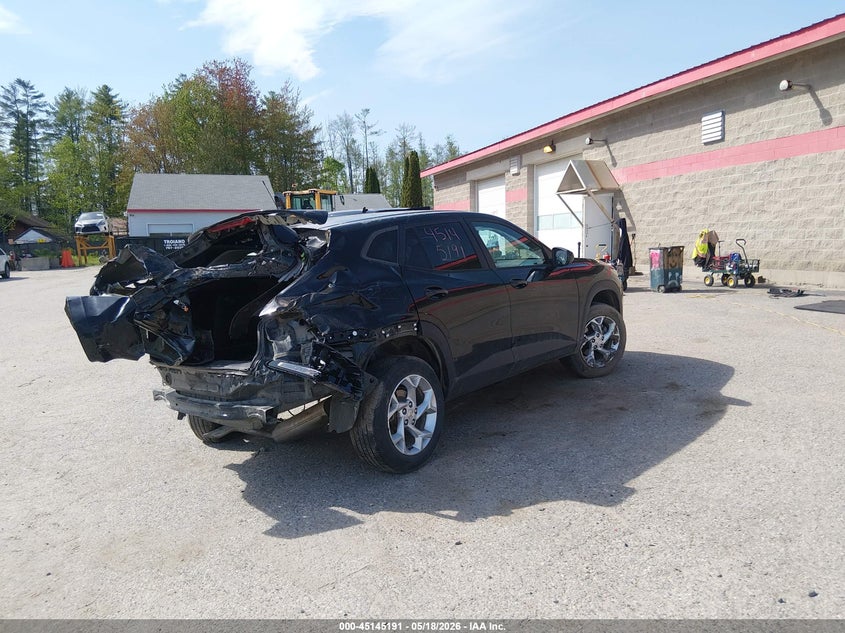 2024 Chevrolet Trax VIN KL77LFE21RC015702 IAAI salvage auction — LEFT SIDE, Salvage (Maine), sold $2,200 on 2026-07-06 (photo 4)