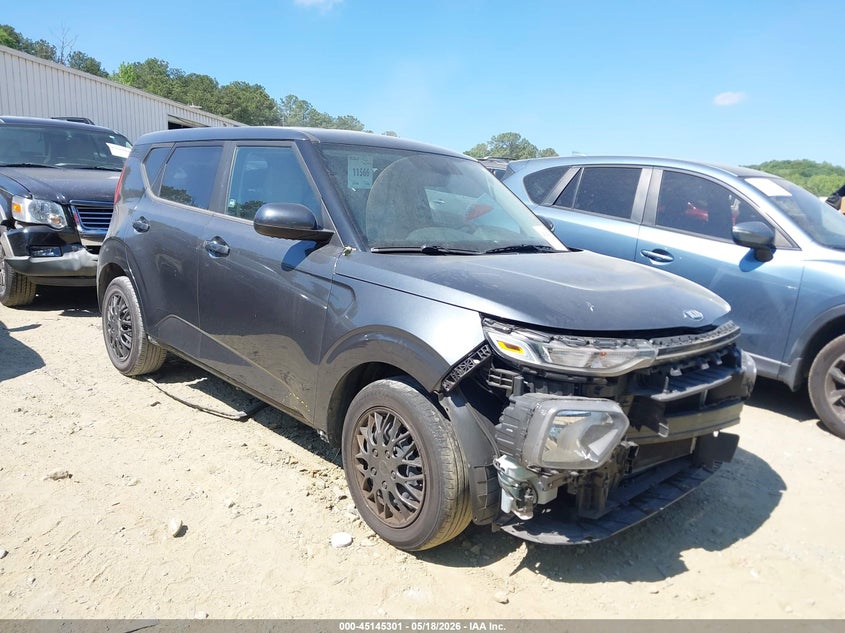 2021 Kia Soul VIN KNDJ23AU7M7791111 IAAI salvage auction — FRONT END, Salvage (Georgia), sold $2,400 on 2026-07-21 (photo 1)