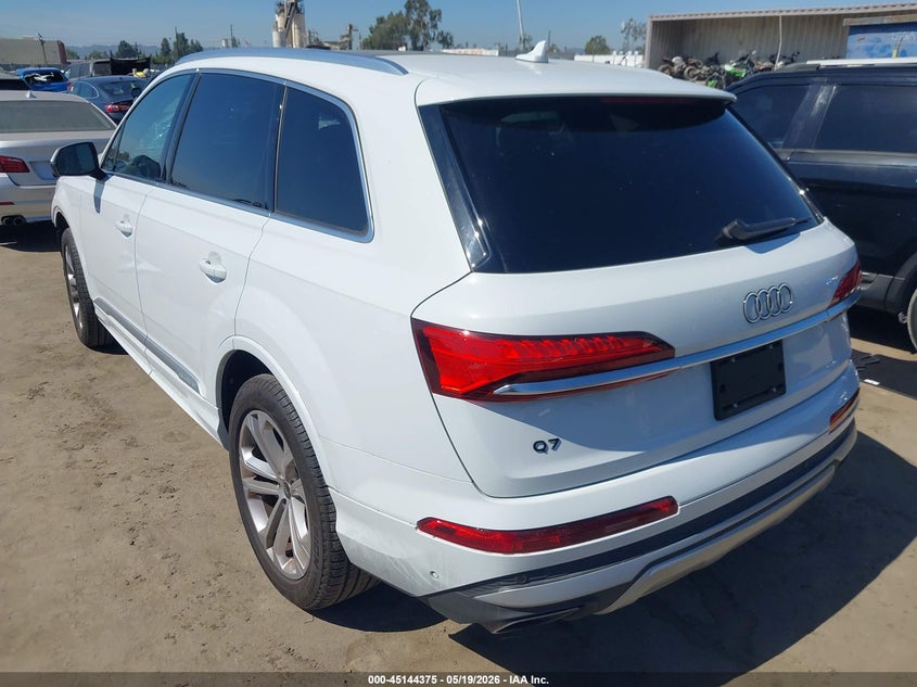 2025 Audi Q7 VIN WA1ACBF78SD002452 IAAI salvage auction — FRONT END, Salvage (California), sold $22,700 on 2026-07-22 (photo 3)