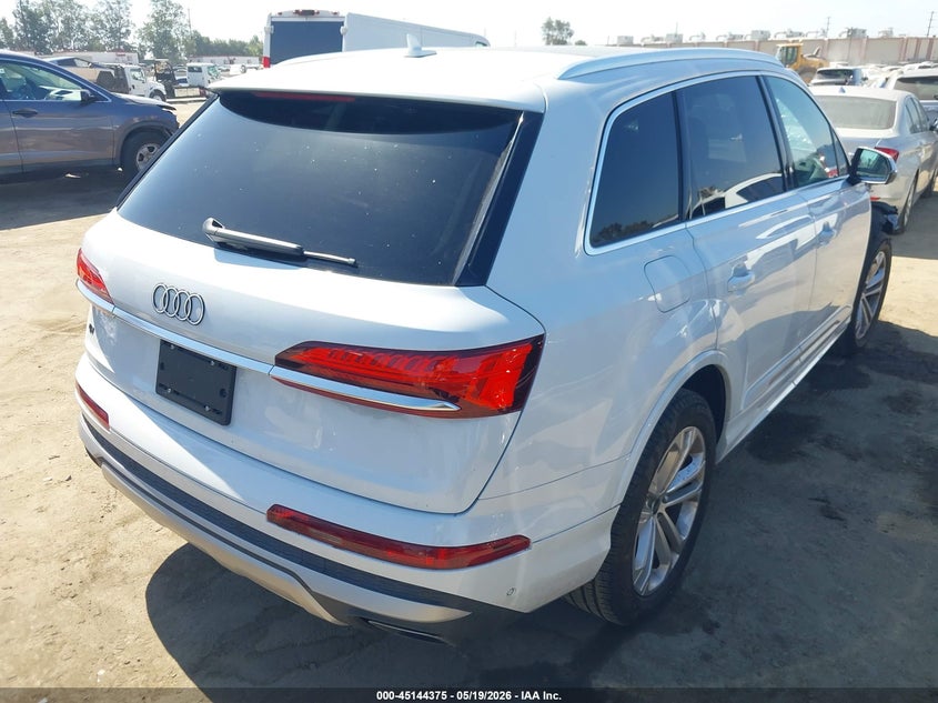 2025 Audi Q7 VIN WA1ACBF78SD002452 IAAI salvage auction — FRONT END, Salvage (California), sold $22,700 on 2026-07-22 (photo 4)