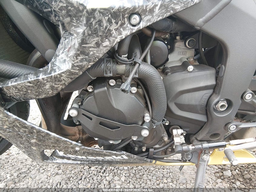 2025 Kawasaki Zx VIN JKBZXJJ11SA017585 IAAI salvage auction — FRONT END, Salvage (Louisiana), sold $4,400 on 2026-07-08 (photo 9)