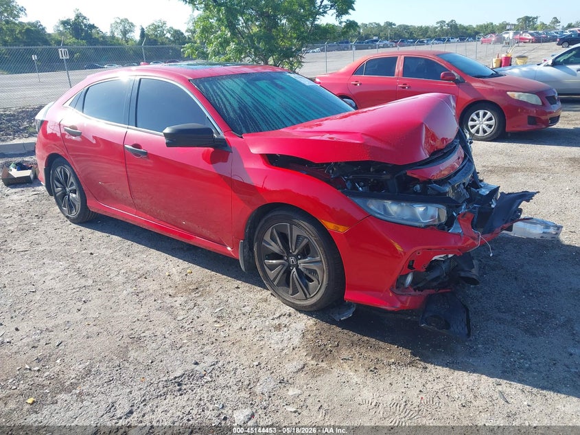 2018 Honda Civic VIN SHHFK7H51JU237949 IAAI salvage auction — FRONT END, Rebuildable (Florida), sold $2,975 on 2026-07-09 (photo 1)