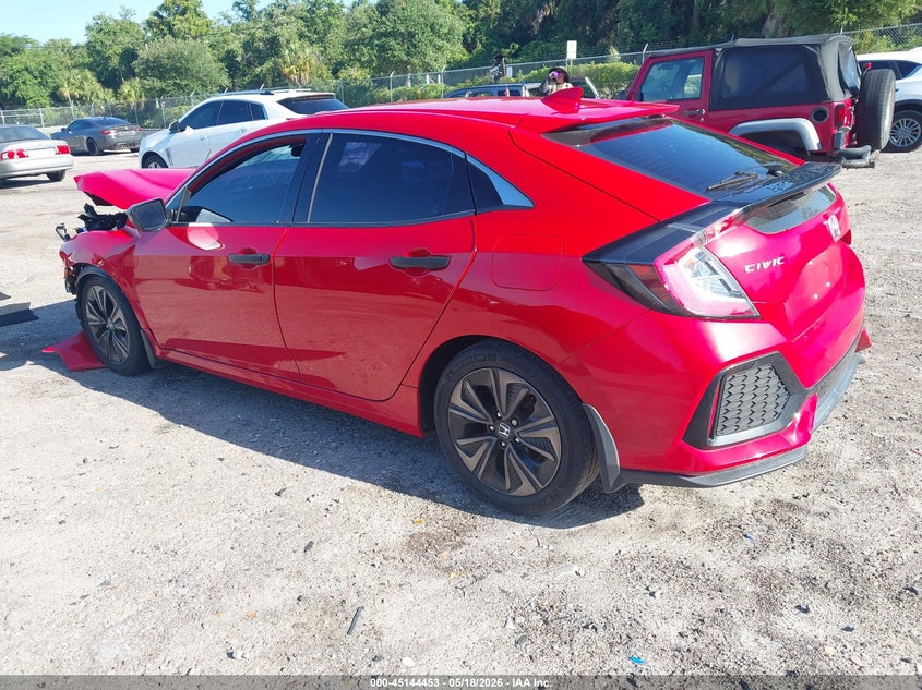 2018 Honda Civic VIN SHHFK7H51JU237949 IAAI salvage auction — FRONT END, Rebuildable (Florida), sold $2,975 on 2026-07-09 (photo 3)