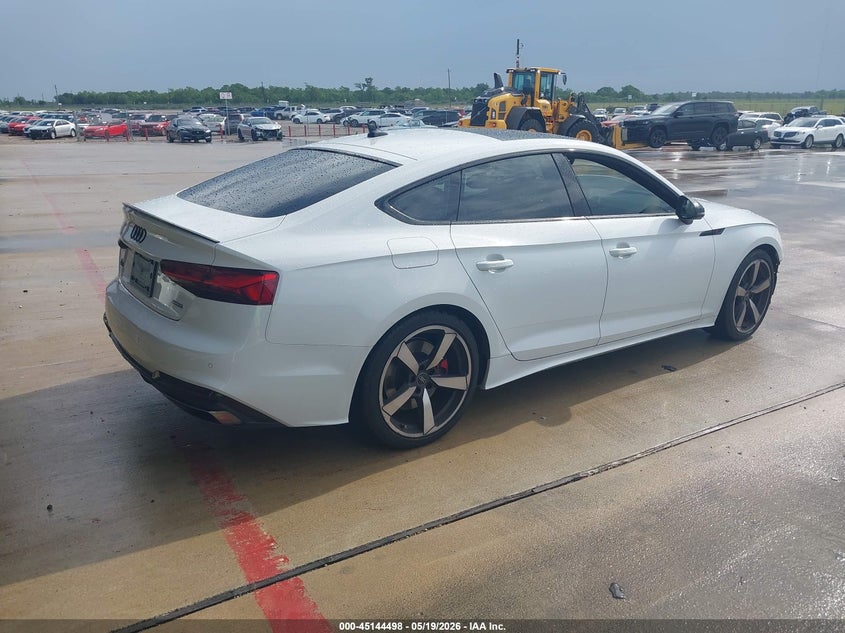 2023 Audi A5 VIN WAUFACF59PA059786 IAAI salvage auction — FRONT END, Original (Texas), sold $13,500 on 2026-07-24 (photo 4)