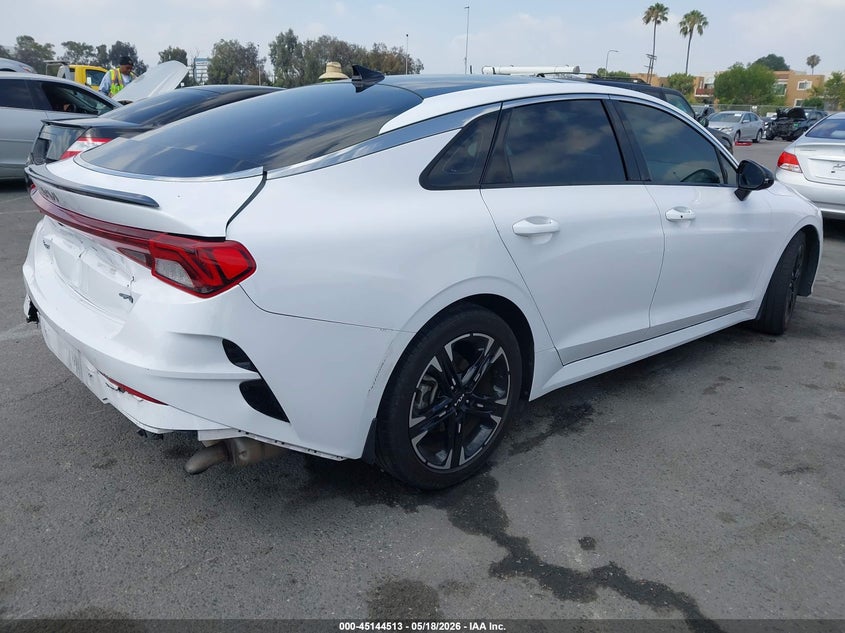 2022 Kia K5 VIN 5XXG64J23NG095468 IAAI salvage auction — REAR END, Salvage (California), sold $7,700 on 2026-07-06 (photo 4)