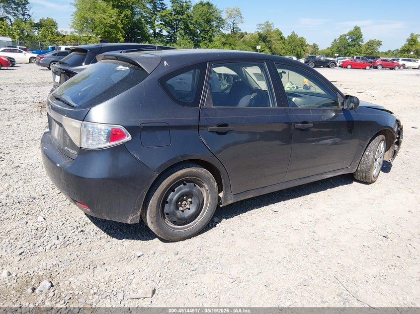 2008 Subaru Impreza VIN JF1GH61648G801486 IAAI salvage auction — FRONT END, Salvage (West Virginia), sold $100 on 2026-07-08 (photo 4)