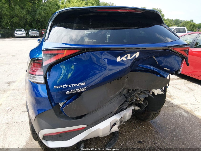 2025 Kia Sportage VIN 5XYK3CDF6SG280908 IAAI salvage auction — REAR END, Salvage (Missouri), sold $8,000 on 2026-07-29 (photo 6)