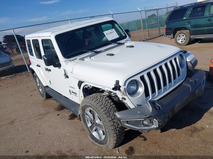 2018 Jeep Wrangler / VIN 1C4HJXEG9JW246994 IAAI salvage auction — RIGHT FRONT, Regular (South Dakota), sold $7,000 on 2026-07-28 (photo 1)
