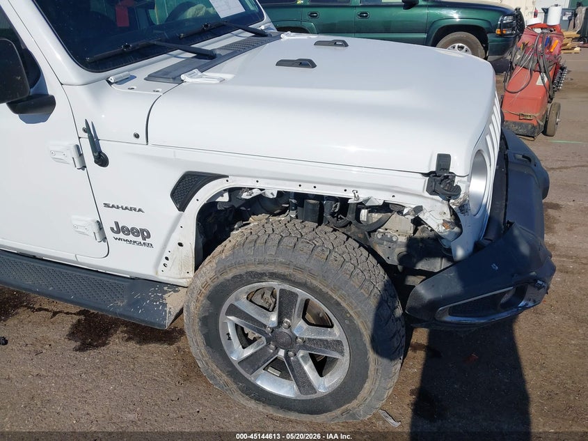 2018 Jeep Wrangler / VIN 1C4HJXEG9JW246994 IAAI salvage auction — RIGHT FRONT, Regular (South Dakota), sold $7,000 on 2026-07-28 (photo 6)