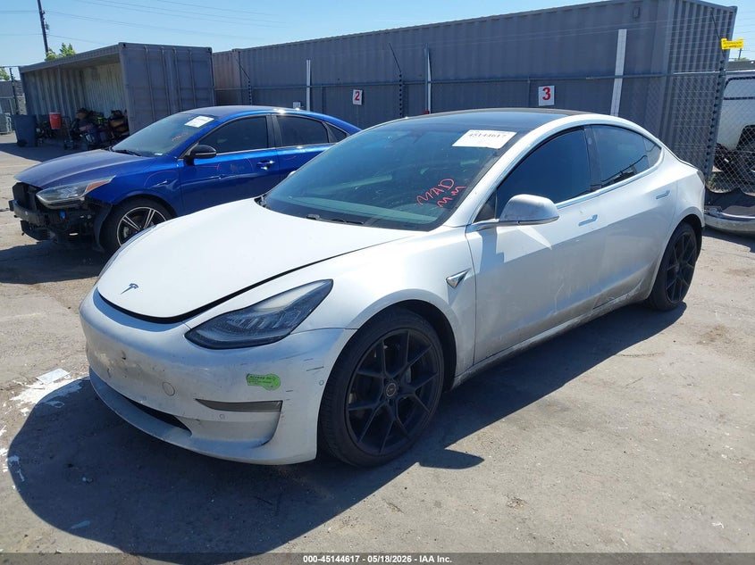 2019 Tesla Model 3 VIN 5YJ3E1EB2KF512538 IAAI salvage auction — REAR END, Salvage (California), sold $4,325 on 2026-07-22 (photo 2)
