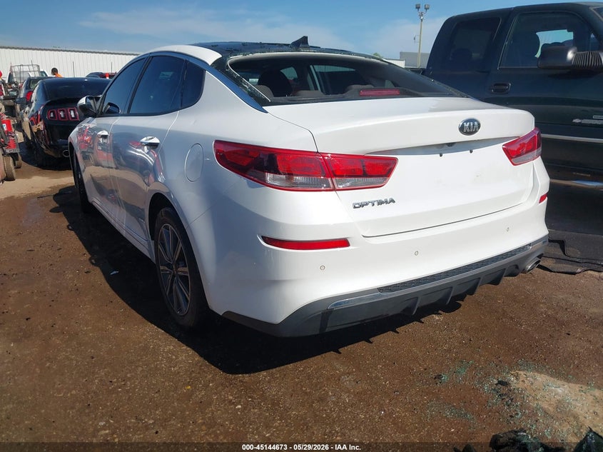 2019 Kia Optima VIN 5XXGT4L36KG313946 IAAI salvage auction — HAIL, Clear (Oklahoma), sold $3,900 on 2026-07-15 (photo 3)