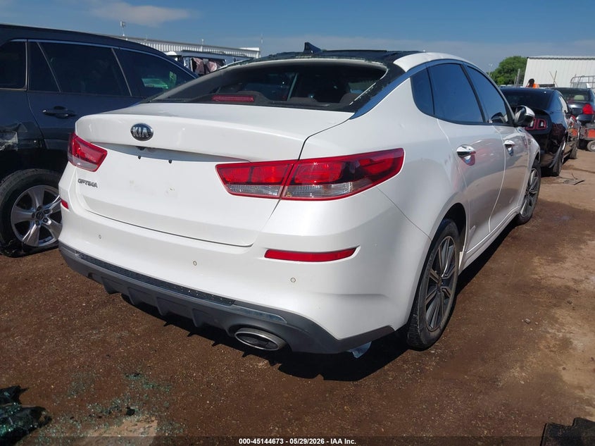 2019 Kia Optima VIN 5XXGT4L36KG313946 IAAI salvage auction — HAIL, Clear (Oklahoma), sold $3,900 on 2026-07-15 (photo 4)