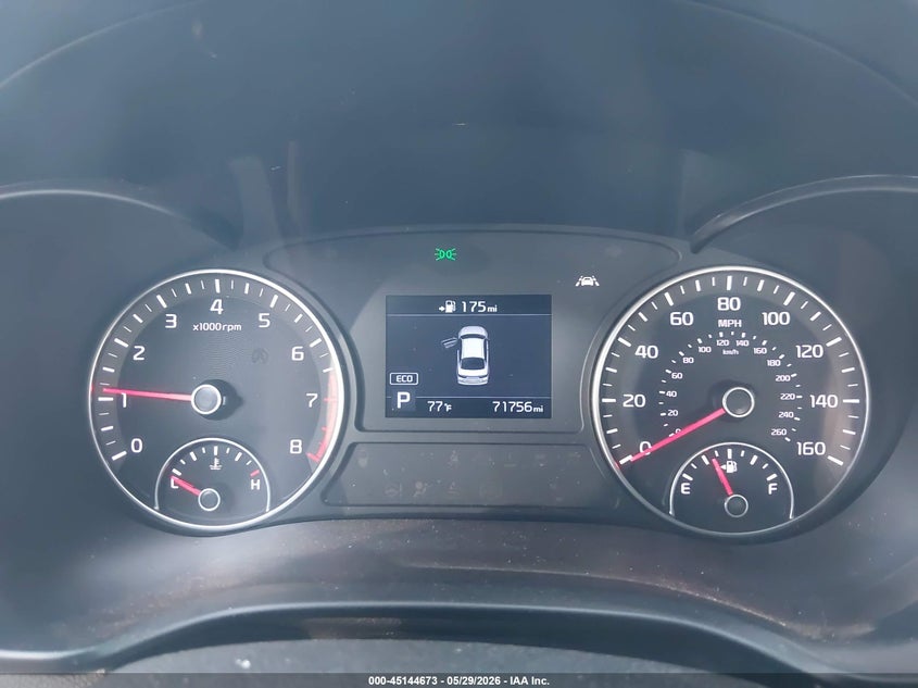2019 Kia Optima VIN 5XXGT4L36KG313946 IAAI salvage auction — HAIL, Clear (Oklahoma), sold $3,900 on 2026-07-15 (photo 7)