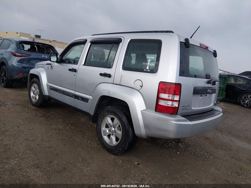 2012 Jeep Liberty (north america) VIN 1C4PJMAK7CW152572 IAAI salvage auction — HAIL, Salvage (Pennsylvania), sold $875 on 2026-07-25 (photo 3)