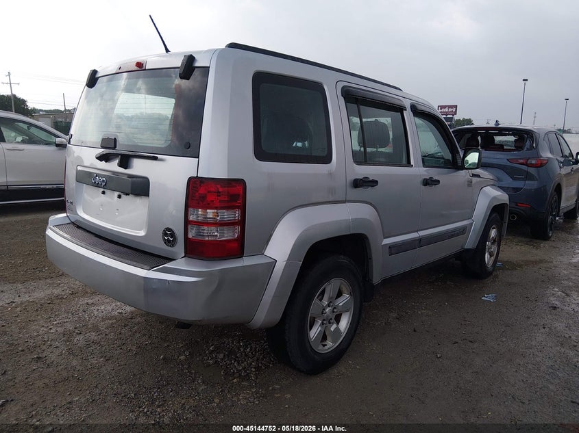 2012 Jeep Liberty (north america) VIN 1C4PJMAK7CW152572 IAAI salvage auction — HAIL, Salvage (Pennsylvania), sold $875 on 2026-07-25 (photo 4)