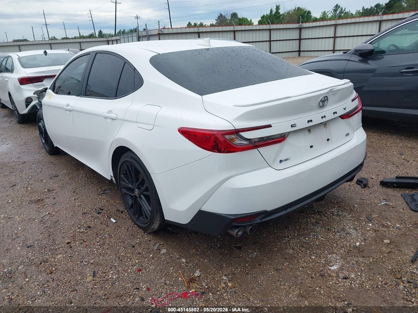 2025 Toyota Camry VIN 4T1DAACK6SU105196 IAAI salvage auction — FRONT END, Original (Texas), sold $14,800 on 2026-07-30 (photo 3)