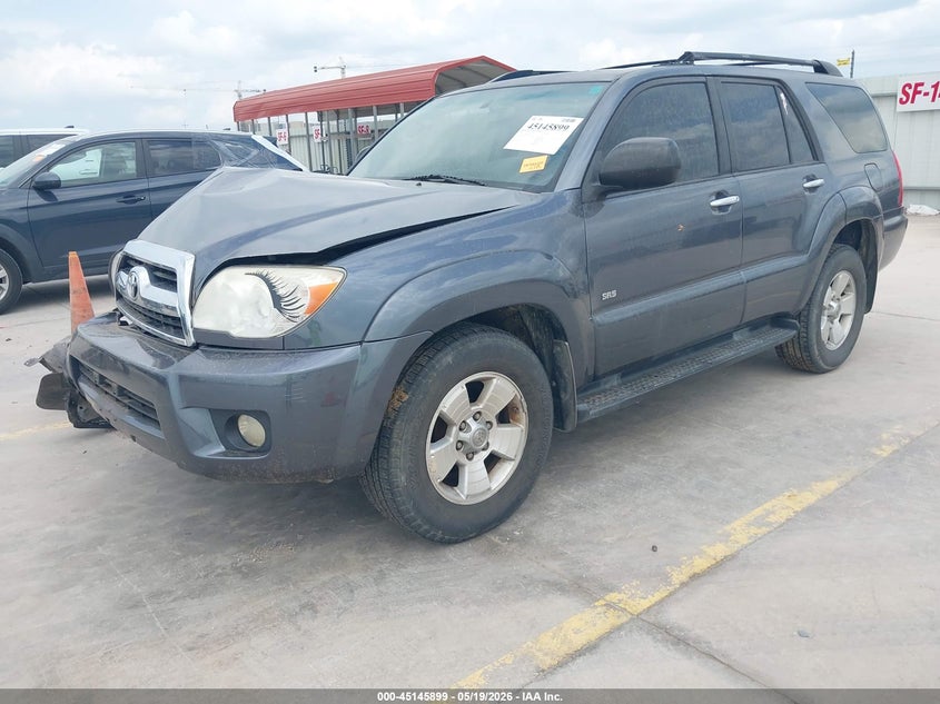 2008 Toyota 4runner VIN JTEZU14R880098535 IAAI salvage auction — RIGHT SIDE, Salvage (Texas), sold $2,600 on 2026-07-29 (photo 2)