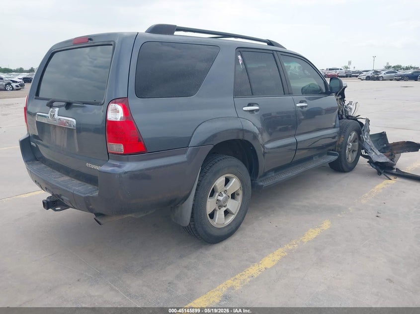 2008 Toyota 4runner VIN JTEZU14R880098535 IAAI salvage auction — RIGHT SIDE, Salvage (Texas), sold $2,600 on 2026-07-29 (photo 4)