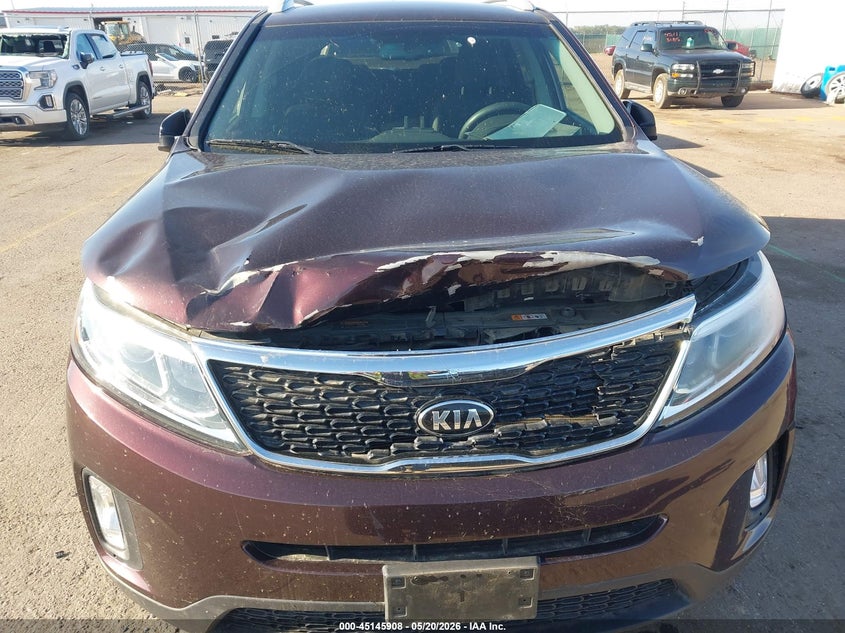 2015 Kia Sorento VIN 5XYKT4A6XFG564199 IAAI salvage auction — FRONT END, Regular (South Dakota), sold $25 on 2026-07-28 (photo 6)
