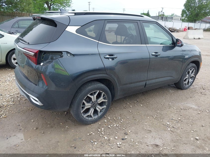 2022 Kia Seltos VIN KNDERCAA0N7295152 IAAI salvage auction — LEFT SIDE, Salvage (Illinois), sold $4,300 on 2026-07-28 (photo 4)