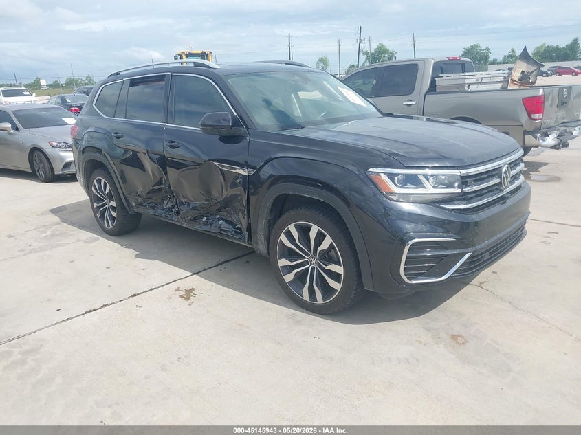 2022 Volkswagen Atlas VIN 1V2FR2CA8NC510729 IAAI salvage auction — SIDE, Salvage (Texas), sold $6,600 on 2026-07-11 (photo 1)