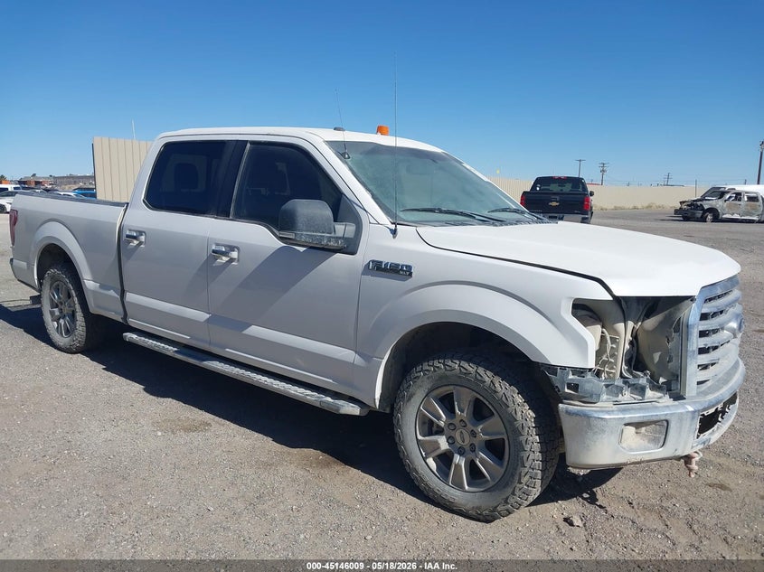 2016 Ford F-150 VIN 1FTFW1EF5GKD38519 IAAI salvage auction — MECHANICAL, Clear (California), sold $3,450 on 2026-07-09 (photo 1)
