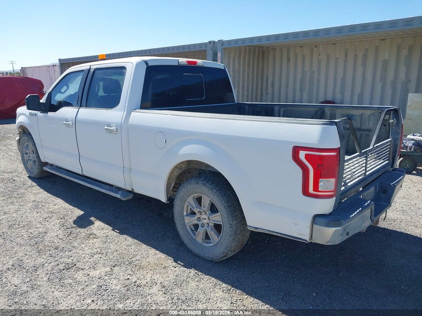 2016 Ford F-150 VIN 1FTFW1EF5GKD38519 IAAI salvage auction — MECHANICAL, Clear (California), sold $3,450 on 2026-07-09 (photo 3)