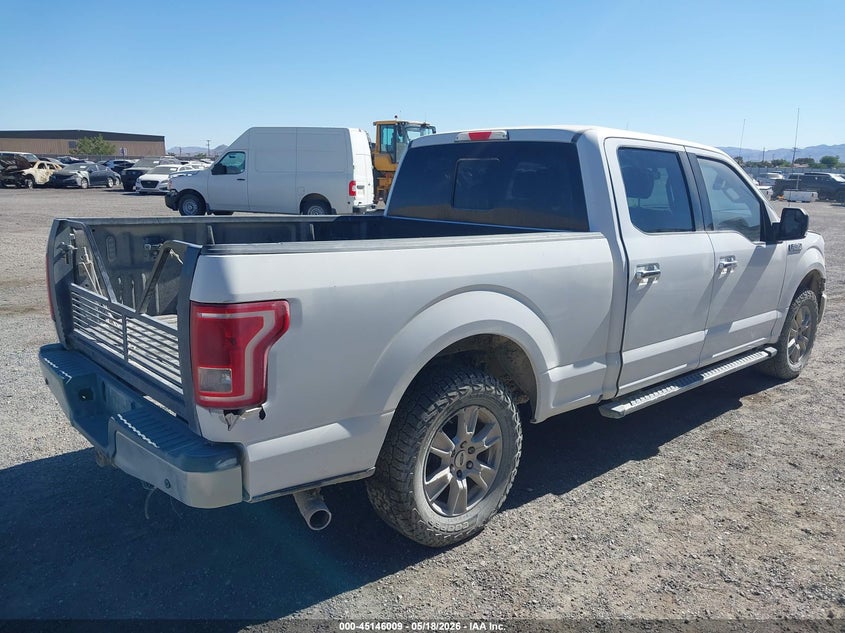 2016 Ford F-150 VIN 1FTFW1EF5GKD38519 IAAI salvage auction — MECHANICAL, Clear (California), sold $3,450 on 2026-07-09 (photo 4)