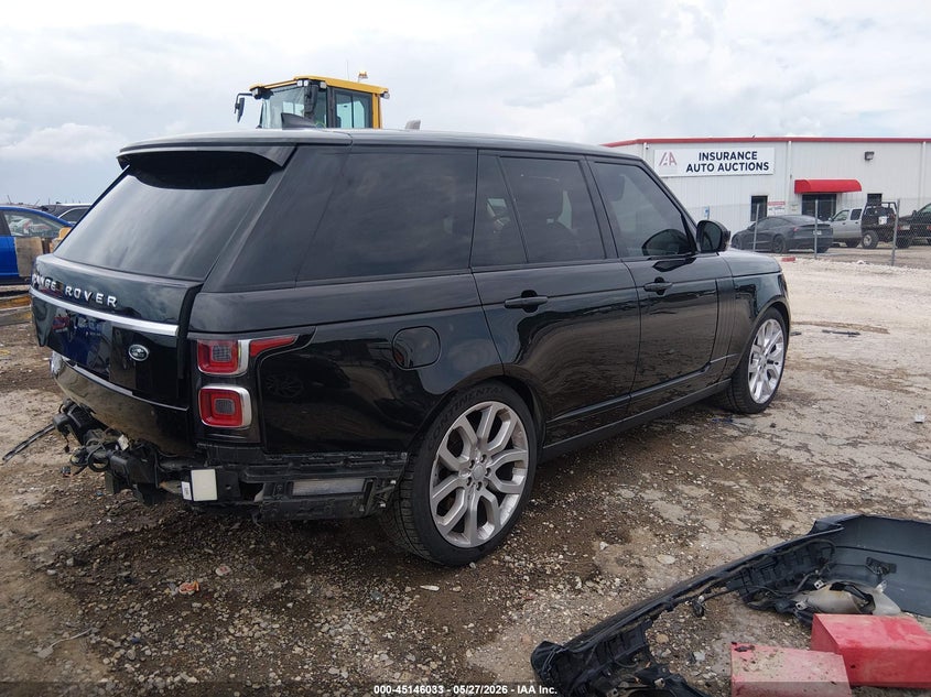 2018 Land rover RANGE ROVER VIN SALGS2SV7JA516101 IAAI salvage auction — REAR END, Salvage Title, sold $12,600 on 2026-07-16 (photo 4)