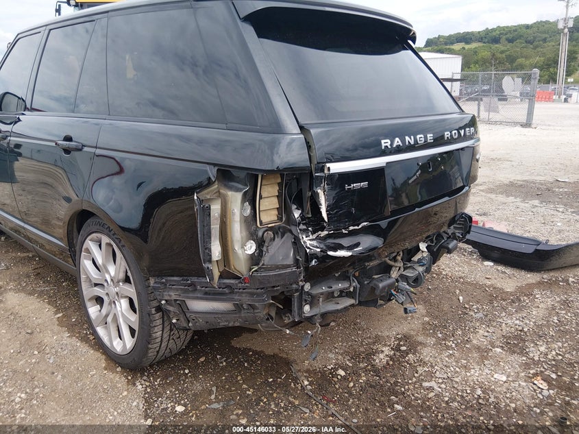 2018 Land rover RANGE ROVER VIN SALGS2SV7JA516101 IAAI salvage auction — REAR END, Salvage Title, sold $12,600 on 2026-07-16 (photo 6)