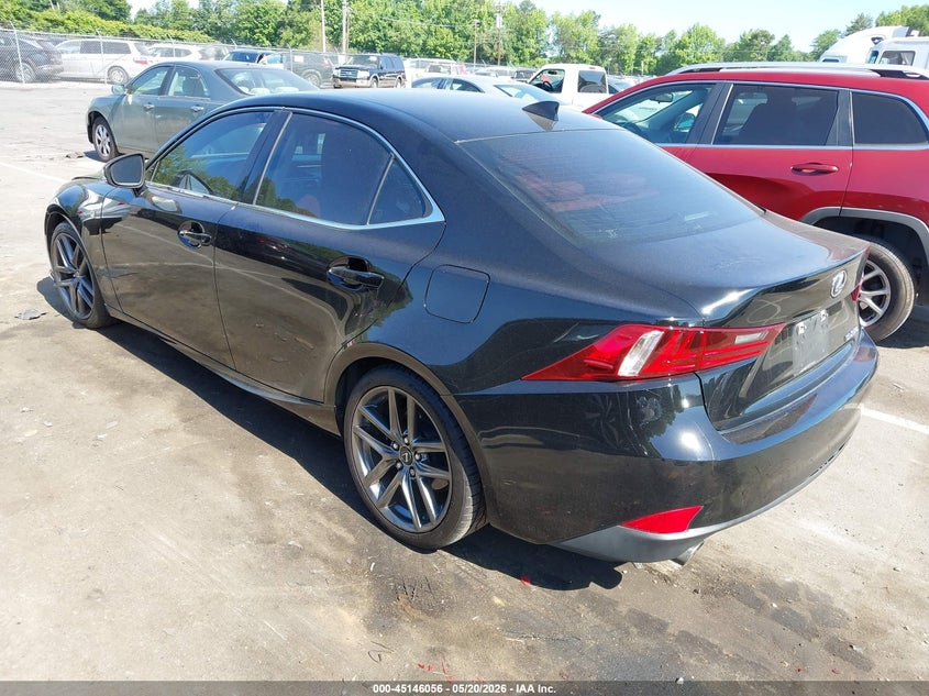 2014 Lexus Is VIN JTHBF1D21E5032425 IAAI salvage auction — RIGHT FRONT, Salvage (North Carolina), sold $2,500 on 2026-07-15 (photo 3)