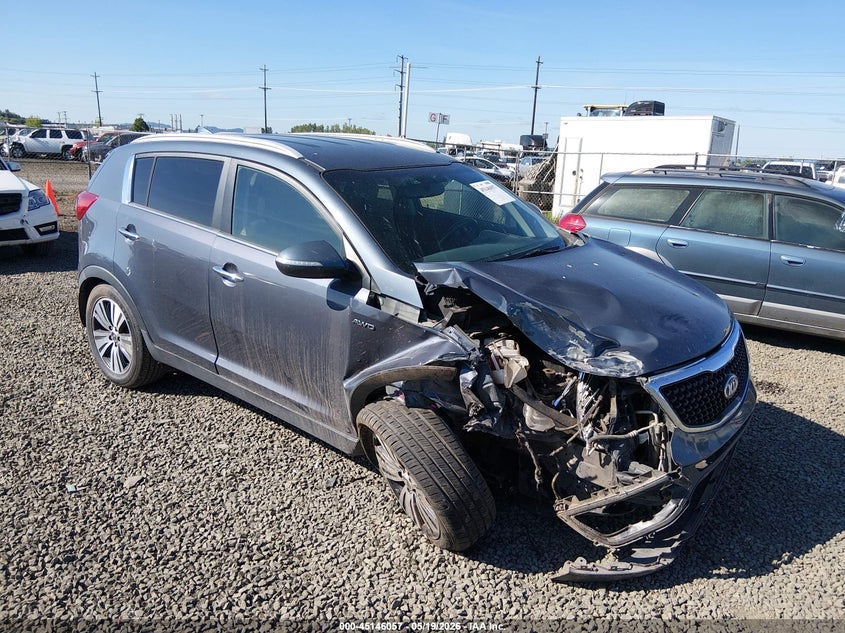 2014 Kia Sportage VIN KNDPCCAC5E7647847 IAAI salvage auction — FRONT END, Salvage (Oregon), sold $1,450 on 2026-07-29 (photo 1)