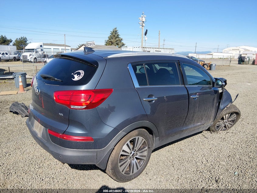 2014 Kia Sportage VIN KNDPCCAC5E7647847 IAAI salvage auction — FRONT END, Salvage (Oregon), sold $1,450 on 2026-07-29 (photo 4)