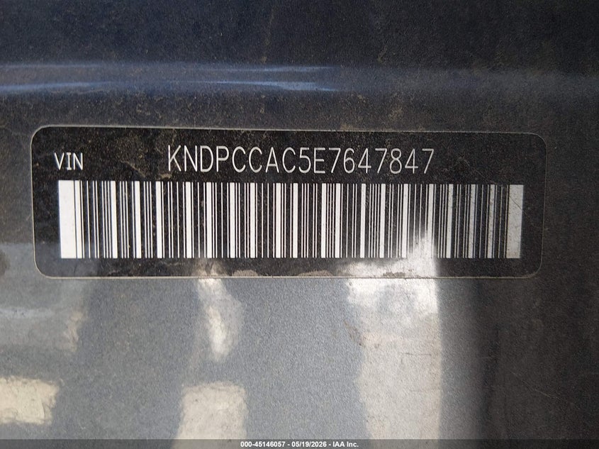 2014 Kia Sportage VIN KNDPCCAC5E7647847 IAAI salvage auction — FRONT END, Salvage (Oregon), sold $1,450 on 2026-07-29 (photo 9)