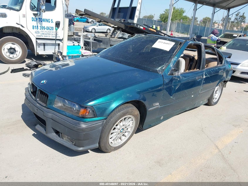 1994 BMW 3 series VIN WBACB4321RFL18034 IAAI salvage auction — ROLLOVER, Salvage (California), sold $325 on 2026-07-10 (photo 2)