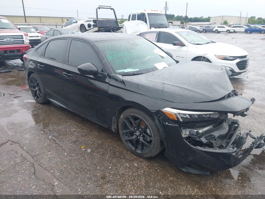 2026 Honda Civic VIN 2HGFE2F57TH535564 IAAI salvage auction — FRONT END, Salvage (Texas), sold $5,200 on 2026-07-24 (photo 1)