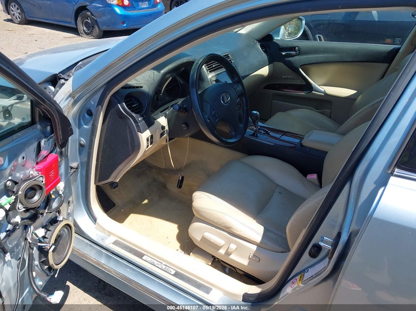 2006 Lexus Is VIN JTHCK262565004437 IAAI salvage auction — LEFT FRONT, Clear (Virginia), sold $325 on 2026-07-27 (photo 5)