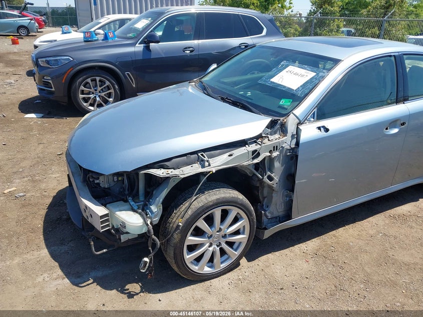 2006 Lexus Is VIN JTHCK262565004437 IAAI salvage auction — LEFT FRONT, Clear (Virginia), sold $325 on 2026-07-27 (photo 6)