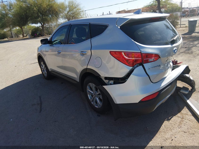 2013 Hyundai Santa fe VIN 5XYZT3LBXDG030314 IAAI salvage auction — REAR END, Salvage (Arizona), sold $2,050 on 2026-07-09 (photo 3)