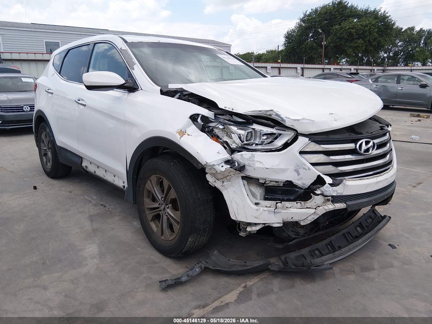 2014 Hyundai Santa fe VIN 5XYZTDLB1EG202446 IAAI salvage auction — FRONT END, Salvage (Texas), sold $525 on 2026-07-14 (photo 1)