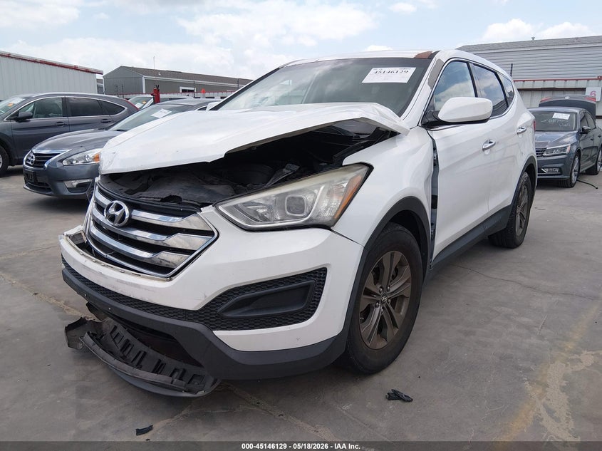 2014 Hyundai Santa fe VIN 5XYZTDLB1EG202446 IAAI salvage auction — FRONT END, Salvage (Texas), sold $525 on 2026-07-14 (photo 2)